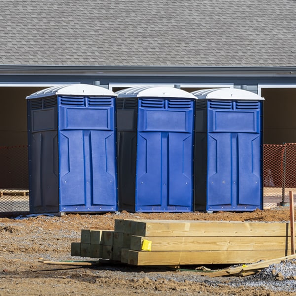 what is the expected delivery and pickup timeframe for the porta potties in West Point WI